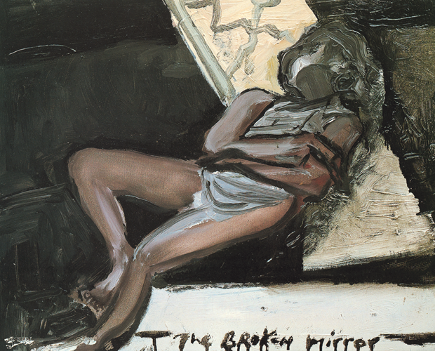 Broken Mirror (1988-89) by Marlene Dumas
