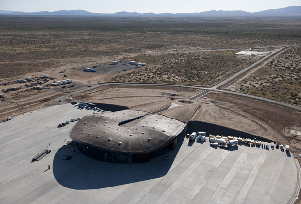 Spaceport America in New Mexico, designed by Foster + Partners, opened its' doors this week and is the world's first commercial spaceport