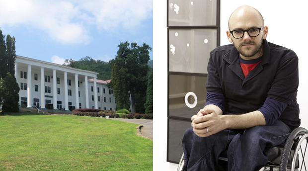 (Left) Black Mountain College was located in the YMCA building North Carolina between 1933 to 1941
(Right) Artist Ryan Gander