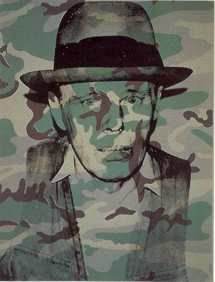 Joseph Beuys in Memoriam (1986) by Andy Warhol. Image courtesy of Artspace.com