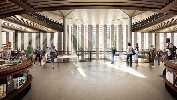 Foster + Partners' plans for The New York Public Library