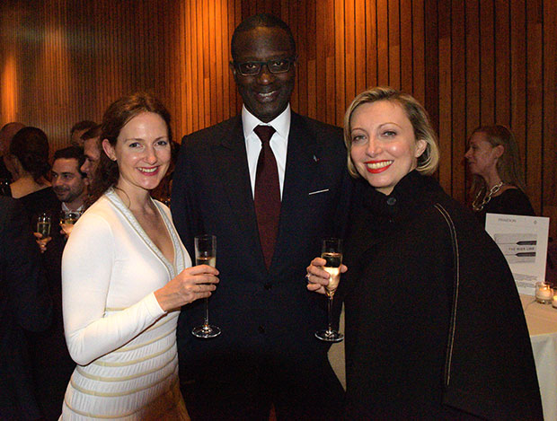 Laura Chapman, Credit Suisse CEO Tidjane Thiam and Francine Lacqua