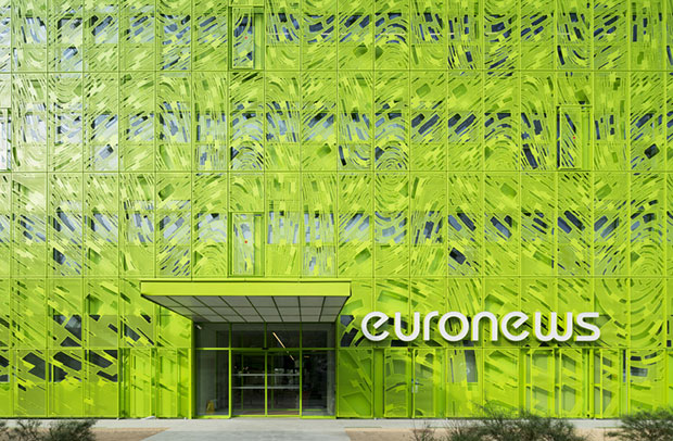 Euronews HQ, Lyon - Jakob + Macfarlane (photo by Nicolas Borel, courtesy Jakob + Macfarlane)