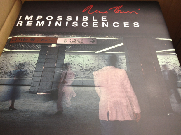 The cover of René Burri's Impossible Reminiscences published in April