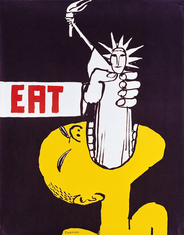Tomi Ungerer, Eat, 1967 - Limited edition Artspace print