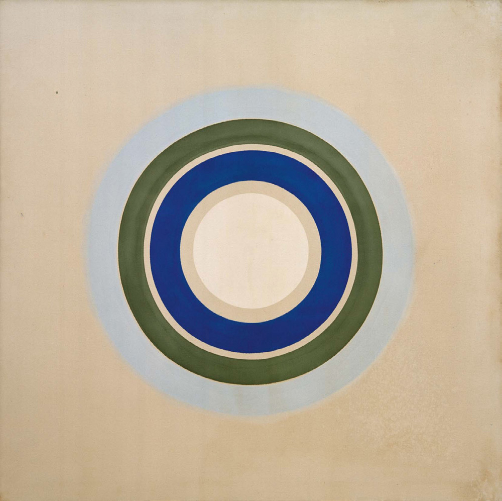 Winter Sun (1962) by Kenneth Noland. As reproduced in Art in Time